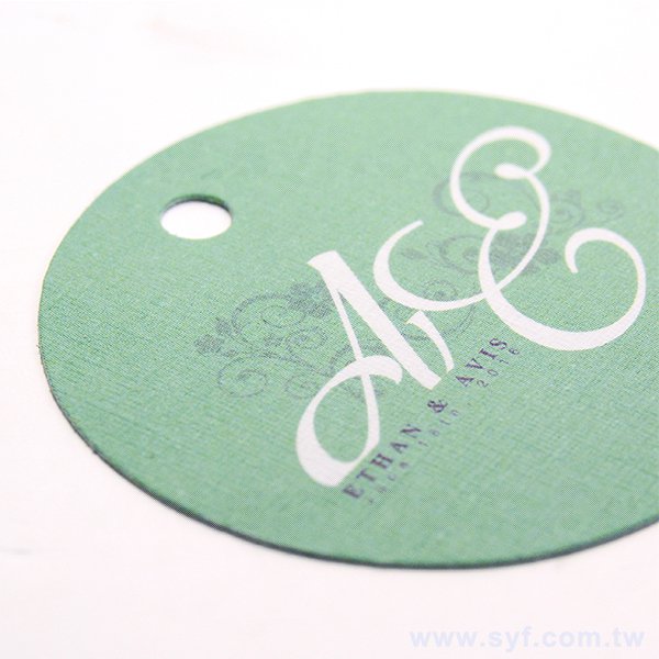 圓型吊牌-42x42mm