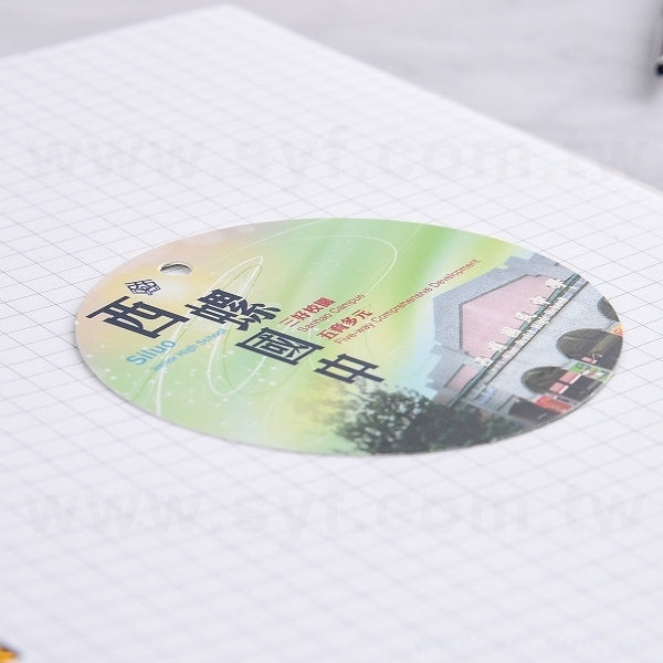 圓型3M-造型吊牌印刷-70x70mmx2-行李吊牌製作-客製化吊牌設計