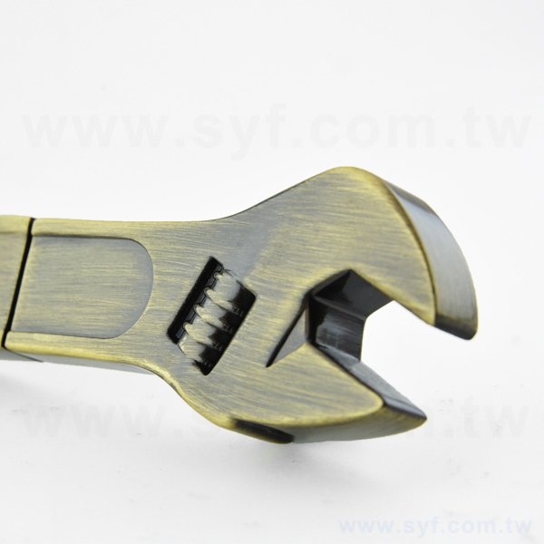 隨身碟-造型文具禮贈品-板手金屬USB隨身碟-客製隨身碟容量-採購訂製印刷推薦禮品