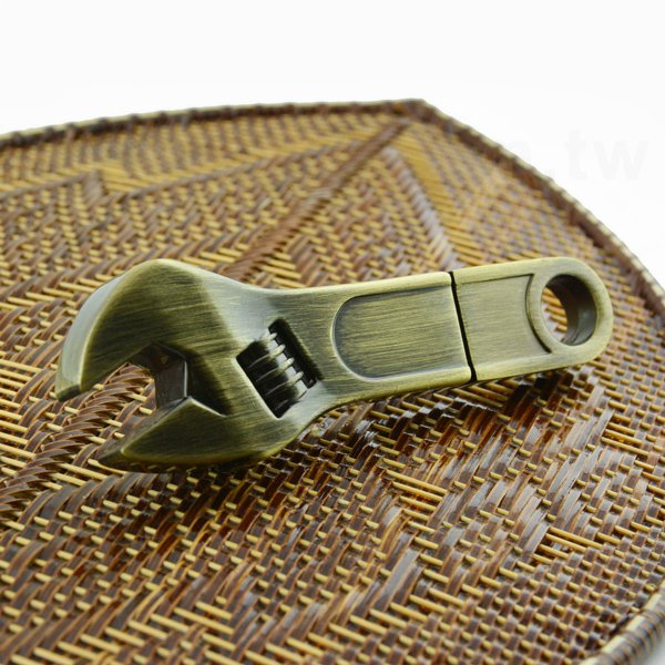 隨身碟-造型文具禮贈品-板手金屬USB隨身碟-客製隨身碟容量-採購訂製印刷推薦禮品