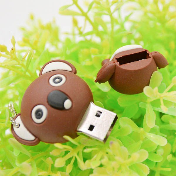 隨身碟-造型USB禮贈品-無尾熊公仔矽膠隨身碟-客製隨身碟容量-採購訂製推薦禮品