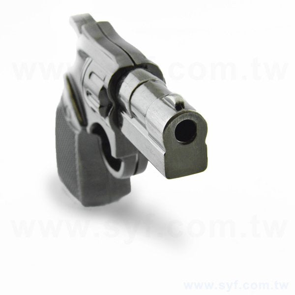 隨身碟-造型文具禮贈品-手槍金屬USB隨身碟-客製隨身碟容量-採購訂製印刷推薦禮品