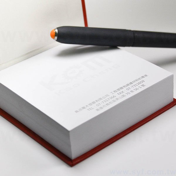 硬殼封面便條紙-內頁200張單色印刷-封面彩色上霧膜