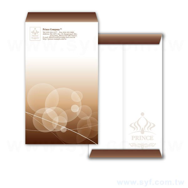 6K中式彩色信封客製化信封製作-多款材質可選-直式信封印刷