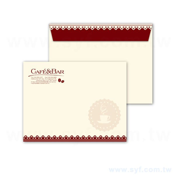 16K歐式彩色信封客製化信封製作-多款材質可選-橫式信封印刷