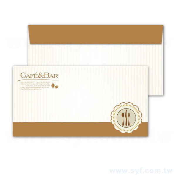 12K歐式彩色信封客製化信封製作-多款材質可選-橫式信封印刷