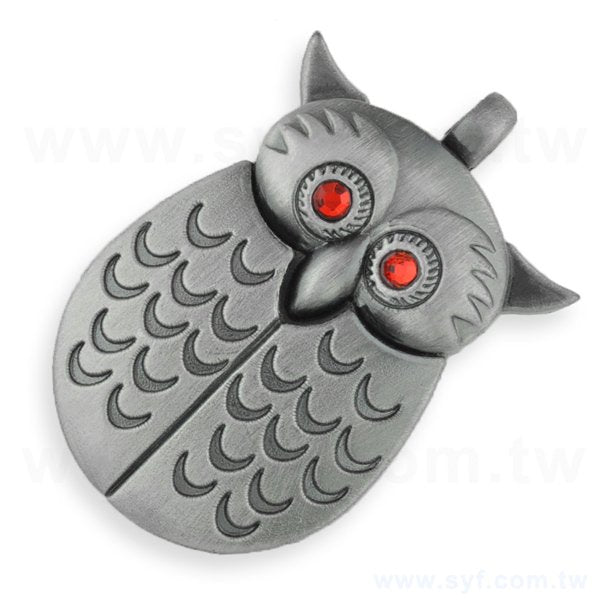 隨身碟-造型文具禮贈品-貓頭鷹金屬USB隨身碟-客製隨身碟容量-採購訂製印刷推薦禮品