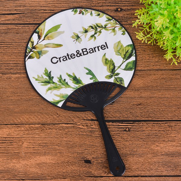 荷葉扇80g廣告扇子製作