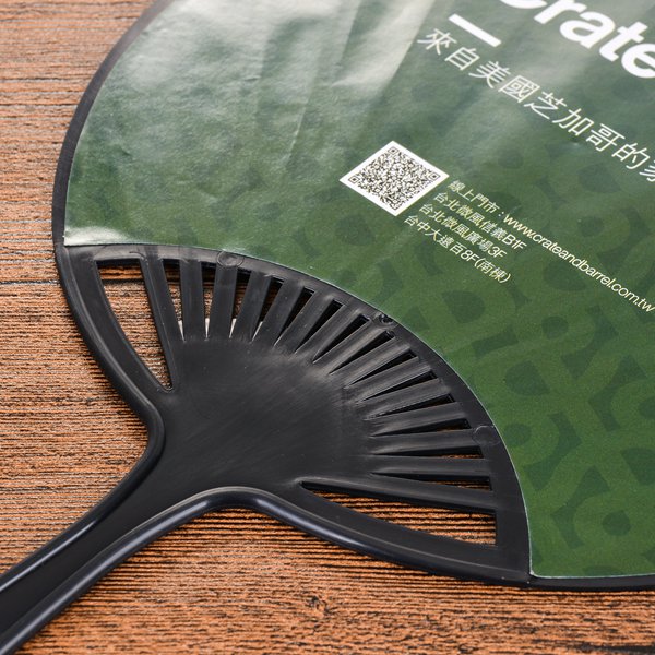 荷葉扇80g廣告扇子製作