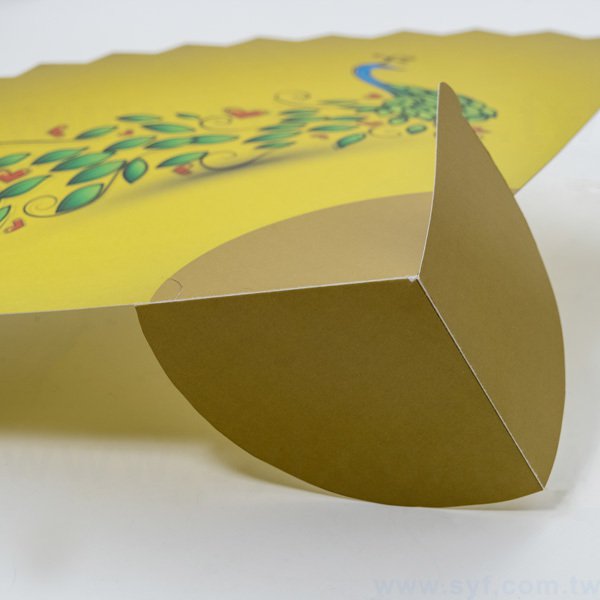 三角扇子400g扇子製作-不含代工摺角-客製化扇子印刷