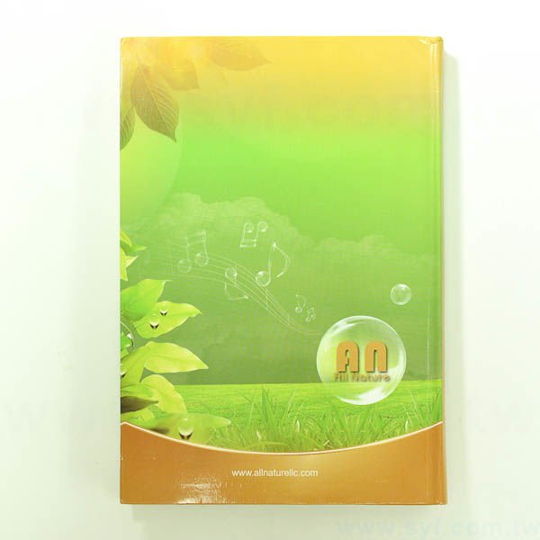 清新亮彩工商日誌-翻開式軟皮精裝萬用手冊-可訂製內頁及客製化加印LOGO