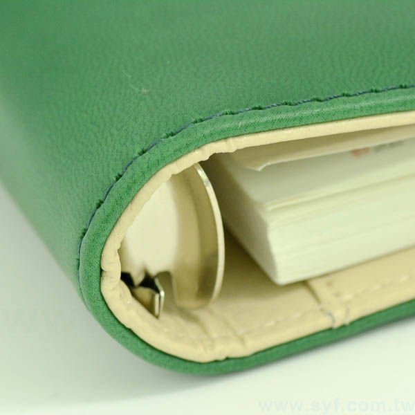 簡約典雅工商日誌-磁扣式活頁萬用手冊-可訂製內頁及客製化加印LOGO