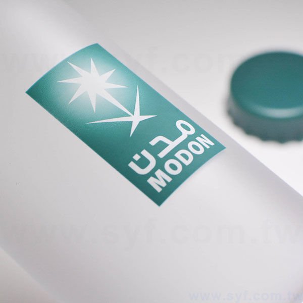 汽水瓶500cc環保杯-旋蓋式霧面環保水壺-可客製化印刷企業LOGO或宣傳標語