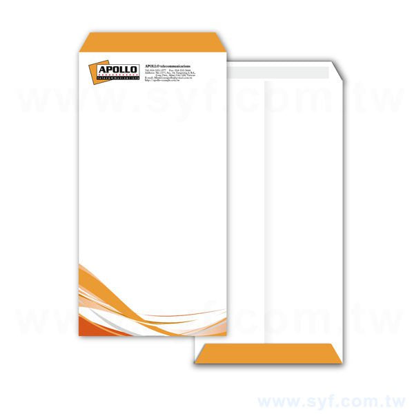 12K中式雙面膠彩色信封客製化信封製作-多款材質可選-彩色印刷