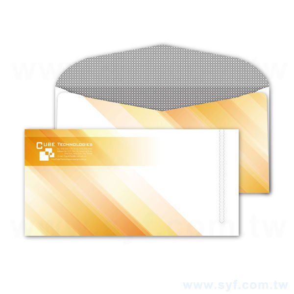 12K西式隱密式單拉鍊口信封客製化信封製作-多款材質可選-彩色印刷
