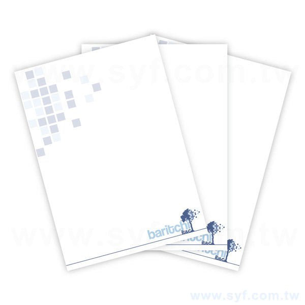 爵士紙信紙印刷-雙面彩色印刷-可糊頭作便箋信紙