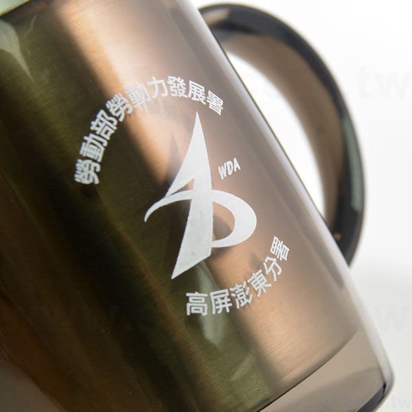 300ml不鏽鋼杯-附上蓋不鏽鋼汽車杯-雙層隔熱設計辦公杯