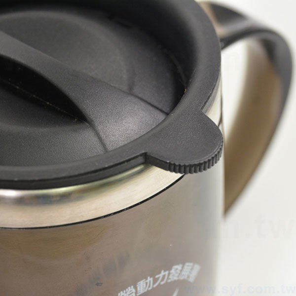 300ml不鏽鋼杯-附上蓋不鏽鋼汽車杯-雙層隔熱設計辦公杯