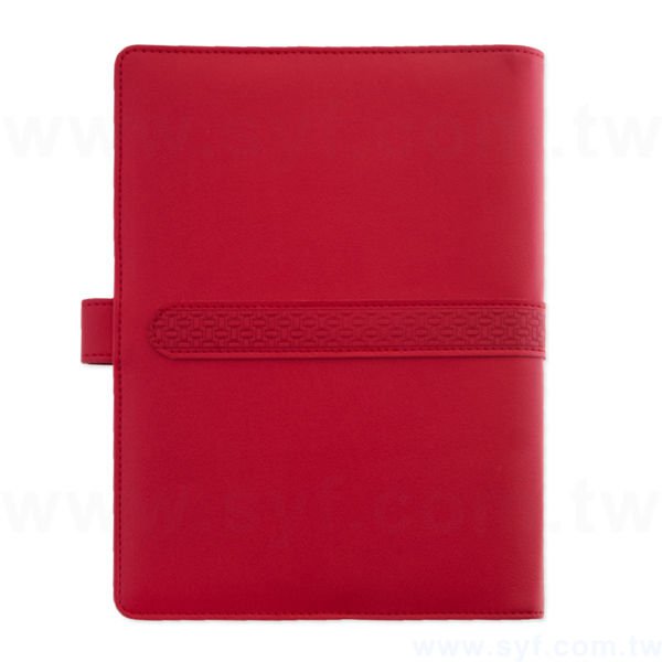 簡約經典工商日誌-磁扣式活頁筆記本-可訂製內頁及客製化加印LOGO