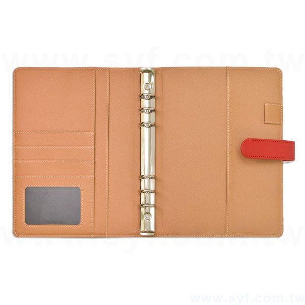 簡約經典工商日誌-磁扣式活頁筆記本-可訂製內頁及客製化加印LOGO