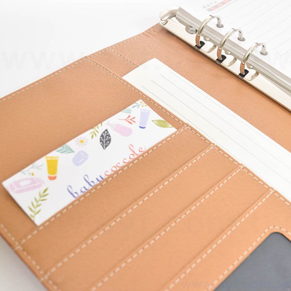 簡約經典工商日誌-磁扣式活頁筆記本-可訂製內頁及客製化加印LOGO