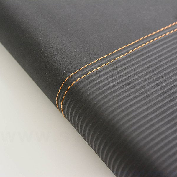 尊爵線條工商日誌-按壓式方扣活頁筆記本-可訂製內頁及客製化加印LOGO