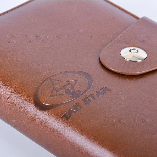 經典簡約工商日誌-按扣式活頁筆記本-可訂製內頁及客製化加印LOGO