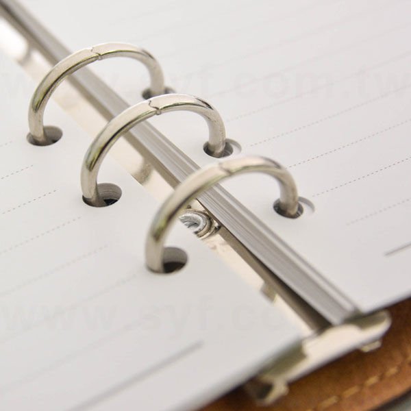 經典簡約工商日誌-按扣式活頁筆記本-可訂製內頁及客製化加印LOGO