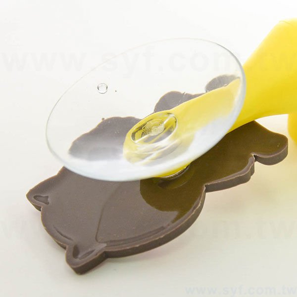 客製軟膠-吸盤牙刷架