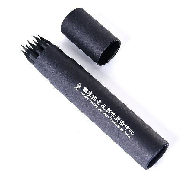 鉛筆-黑紙圓筒廣告印刷禮品