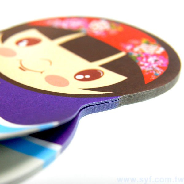 造型便利貼-內頁30張彩色印刷-封面單面彩色亮膜-N次貼