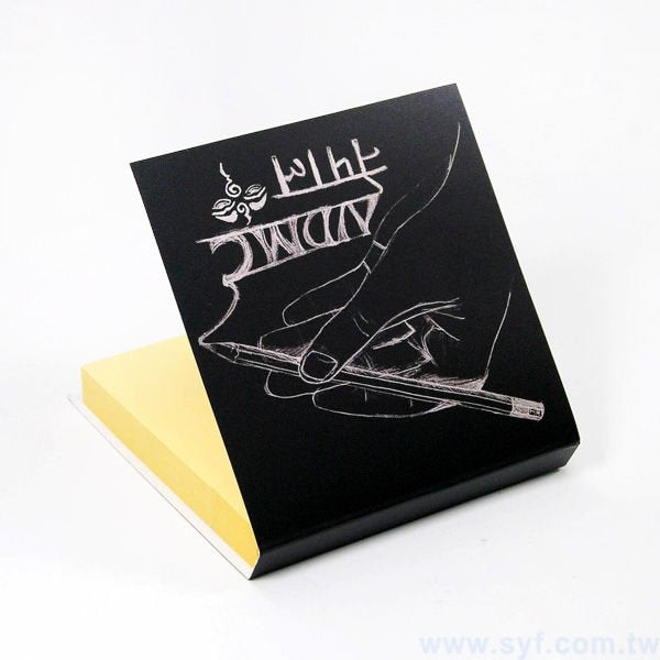 長形封卡便利貼-50張N次貼可印刷-封面單面雙色上亮膜