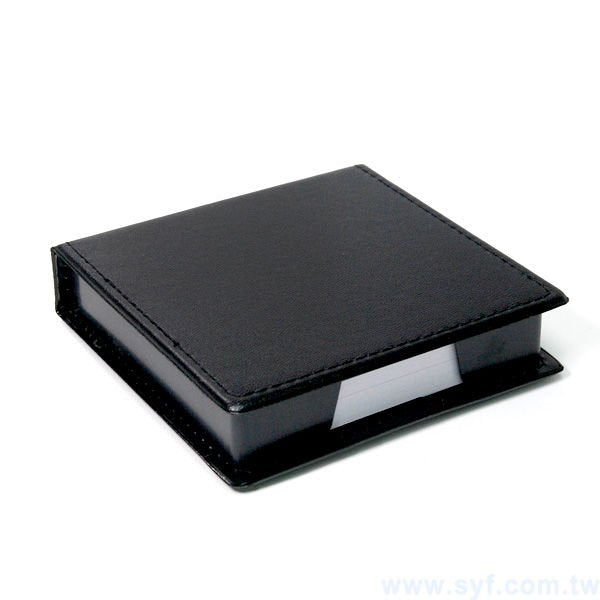 盒裝便條紙-內頁150張可印刷-皮紋外盒