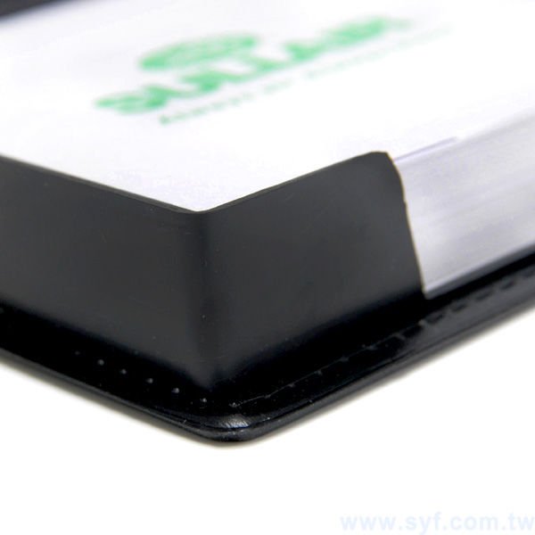 盒裝便條紙-內頁150張可印刷-皮紋外盒