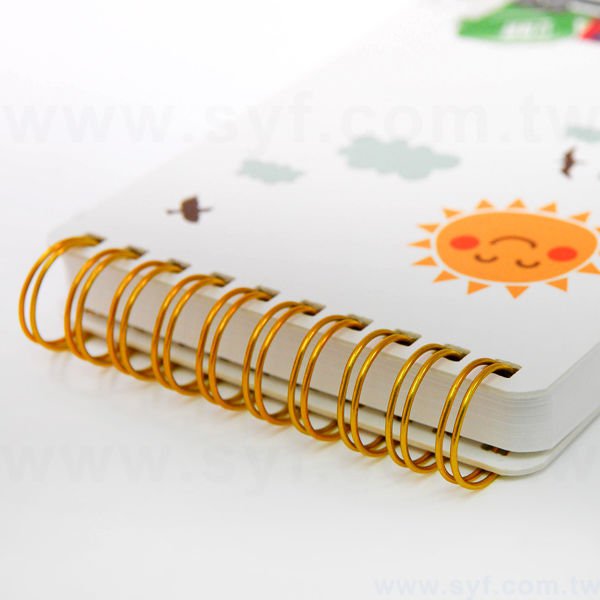 個性環裝筆記本-上翻式線圈記事本-可訂製內頁及客製化加印LOGO-機關活動