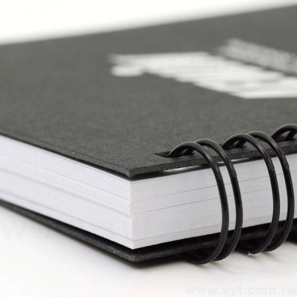 極簡時尚環裝筆記本-左翻式線圈記事本-可訂製內頁及客製化加印LOGO