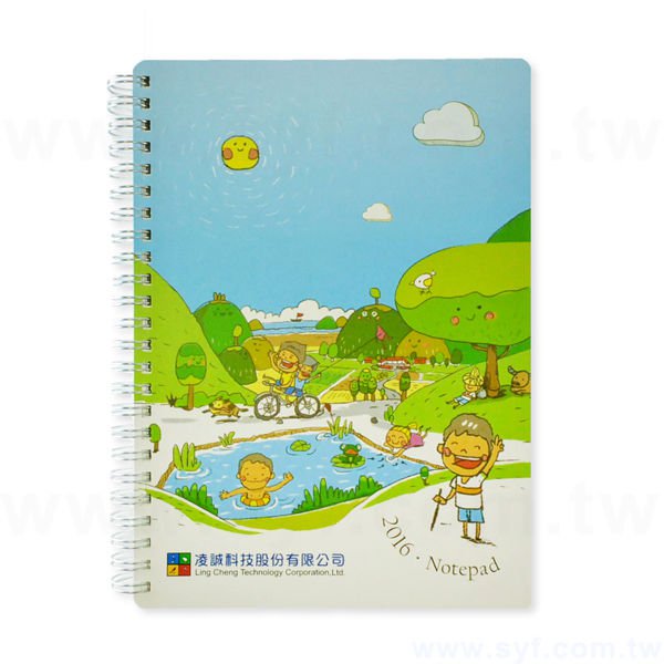 創意個性環裝筆記本-彩色封面黑線圈記事本-可訂製內頁及客製化加印LOGO