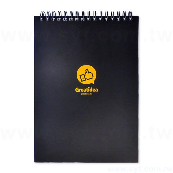 時尚環裝筆記本-上翻式線圈記事本-可訂製內頁及客製化加印LOGO-機關活動