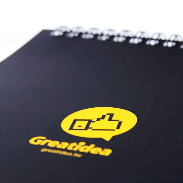 時尚環裝筆記本-上翻式線圈記事本-可訂製內頁及客製化加印LOGO-機關活動