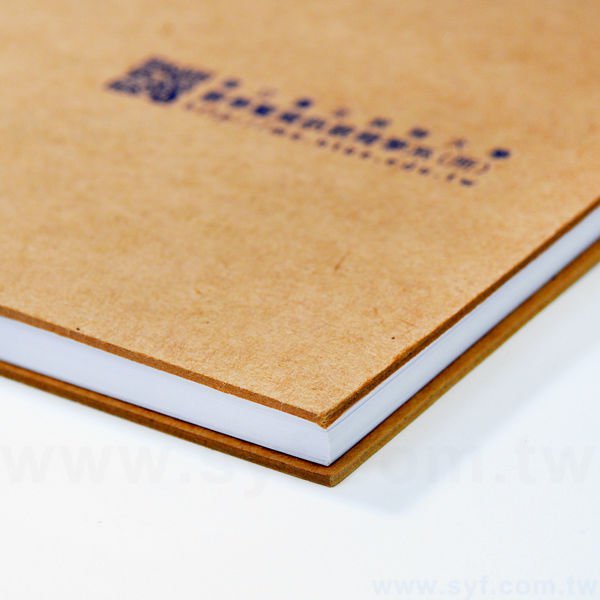 個性時尚牛皮紙環裝筆記本-左翻橫式線圈記事本-可訂製內頁及客製化加印LOGO