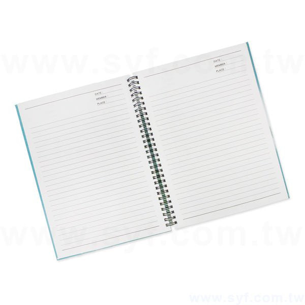 個性環裝筆記本-彩色封面黑線圈記事本-可訂製內頁及客製化加印LOGO