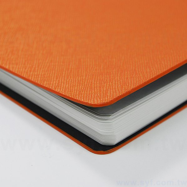 時尚典雅壓紋環裝工商日誌-左翻直式線圈記事本-可訂製內頁及客製化加印LOGO