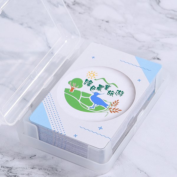 廣告撲克牌PP塑膠盒撲克牌-彩色印刷-可少量客製化撲克牌