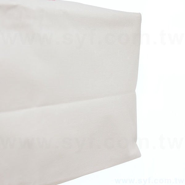 防潑水手提袋-牛津布材質加扣子-多款客製布料批發推薦-採購訂製立體購物袋