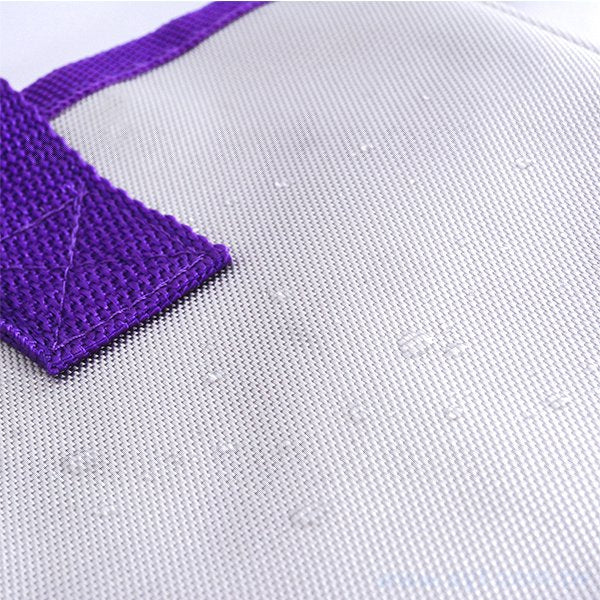 防潑水手提袋-牛津布材質加扣子-多款客製布料批發推薦-採購訂製立體購物袋