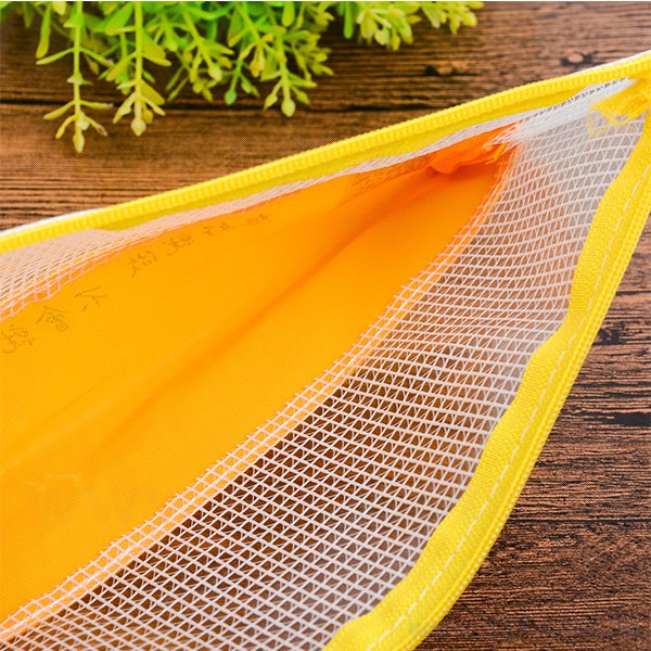 拉鍊袋-牛津布材質加網格-單面單色印刷