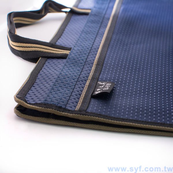 拉鍊袋-牛津布加厚手提公事包-網版印刷
