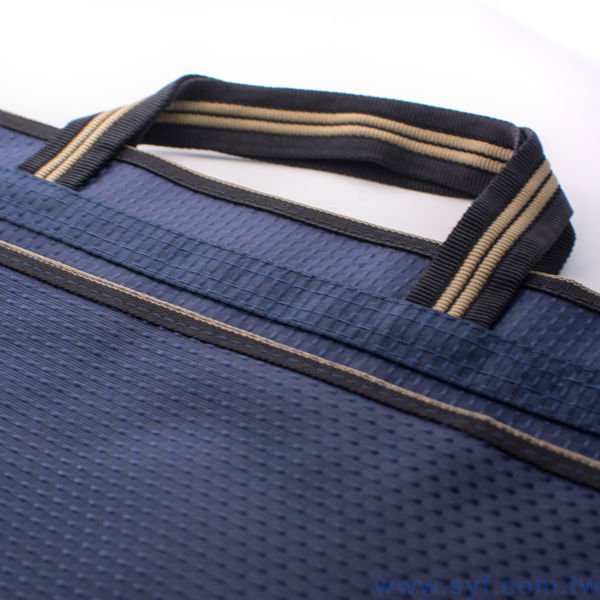 拉鍊袋-牛津布加厚手提公事包-網版印刷