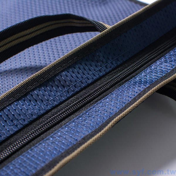 拉鍊袋-牛津布加厚手提公事包-網版印刷