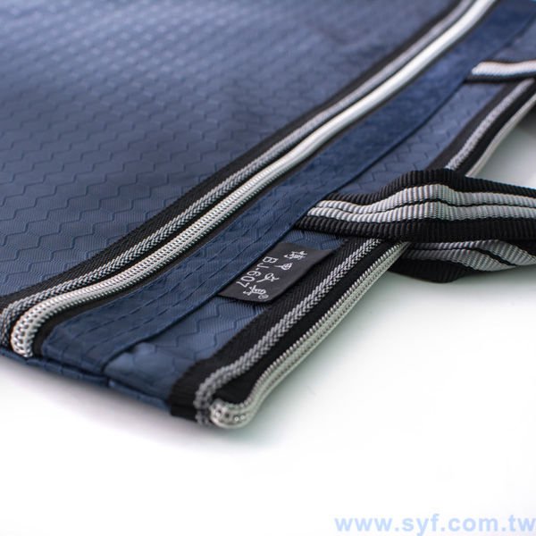 拉鍊袋-牛津布加厚手提公事包-網版印刷